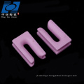 pink alumina ceramic textile u-type